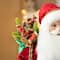 Glitzhome® 18" Faux Fur Traditional Christmas Santa Figurine